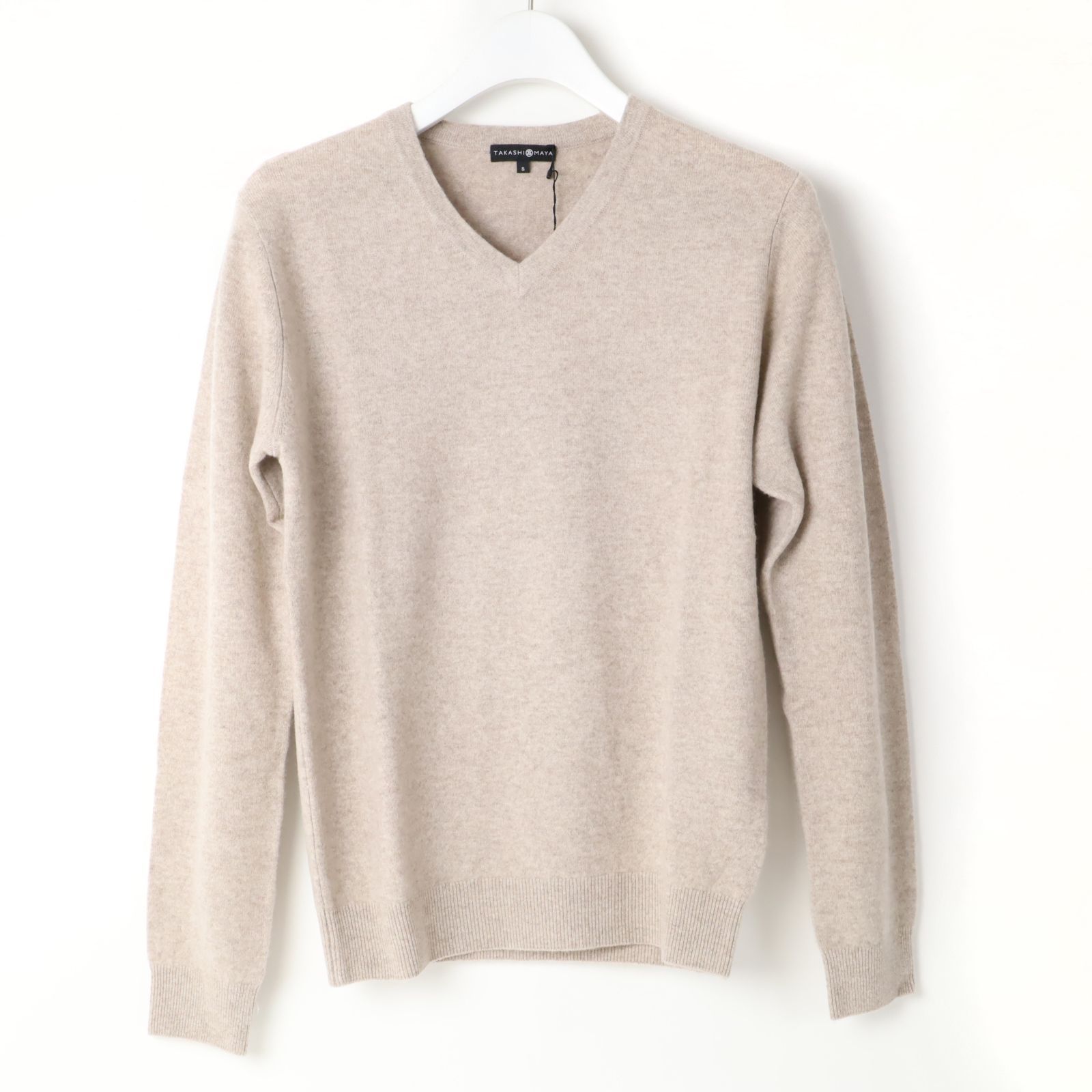 新品 高島屋 タカシマヤ カシミヤ100％ ニット TAKASHIMAYA メンズ V 