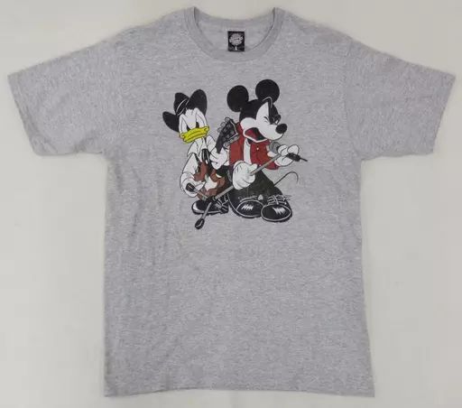 【中古】Tシャツ(男性アイドル) B’z×ディズニー 親子TシャツB グレー Jr.Lサイズ 「B’z 30th Year Exhibition “SCENES” 1988-2018」 Special Editionグッズ