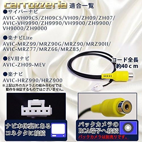 AVIC-ZH77 パイオニア バックカメラ カメラケーブル 接続ケーブル RD-C100互換 有り難い カメラ ナビ avic-