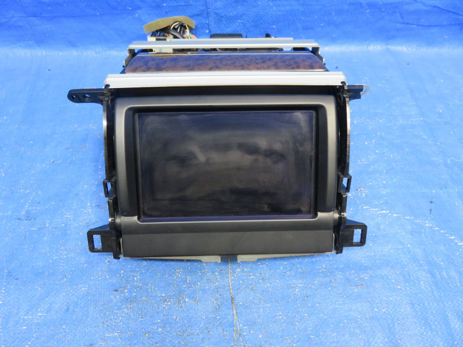 LA6521 レクサス SC430 UZZ40 後期 マルチモニター ナビディスプレイ 純正 86111-24170 134000-321 木目調 開閉式 液晶汚れ