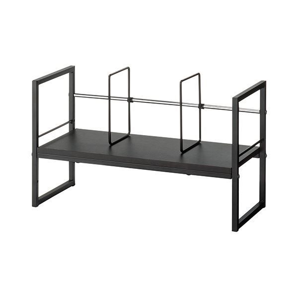 まとめ YAMAZEN デスク上ファイルラック 幅590mm ブラック DUF-6025BKBK 1台 組立品