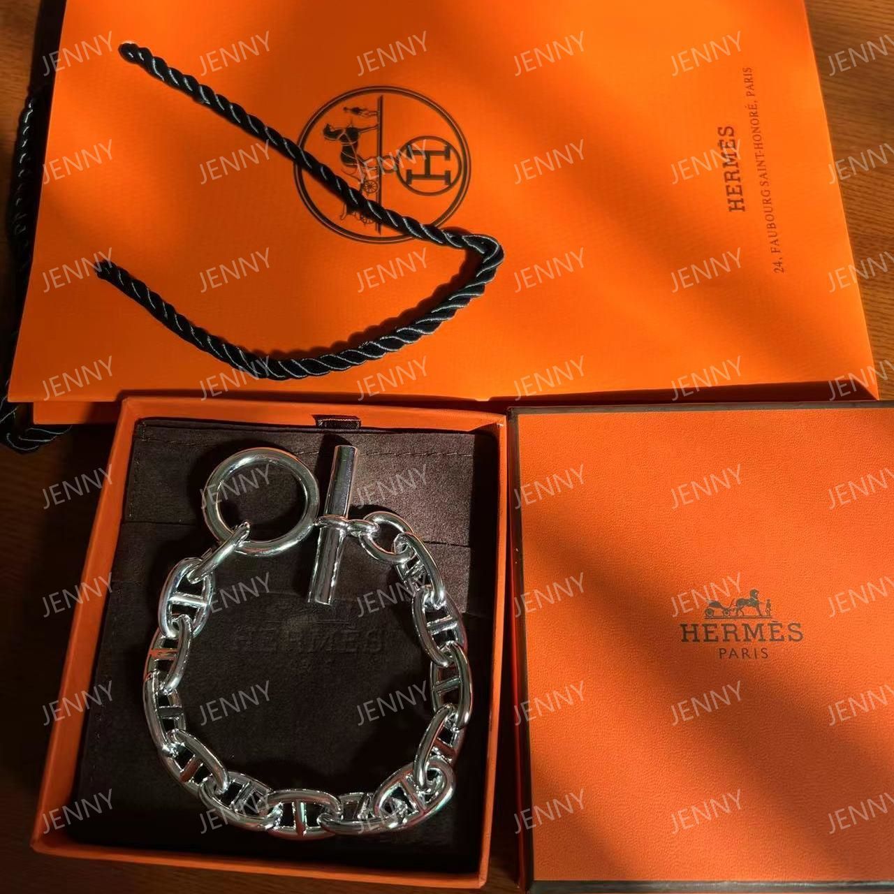 エルメス HERMES シェーヌダンクル GM ブレスレット 13ノット