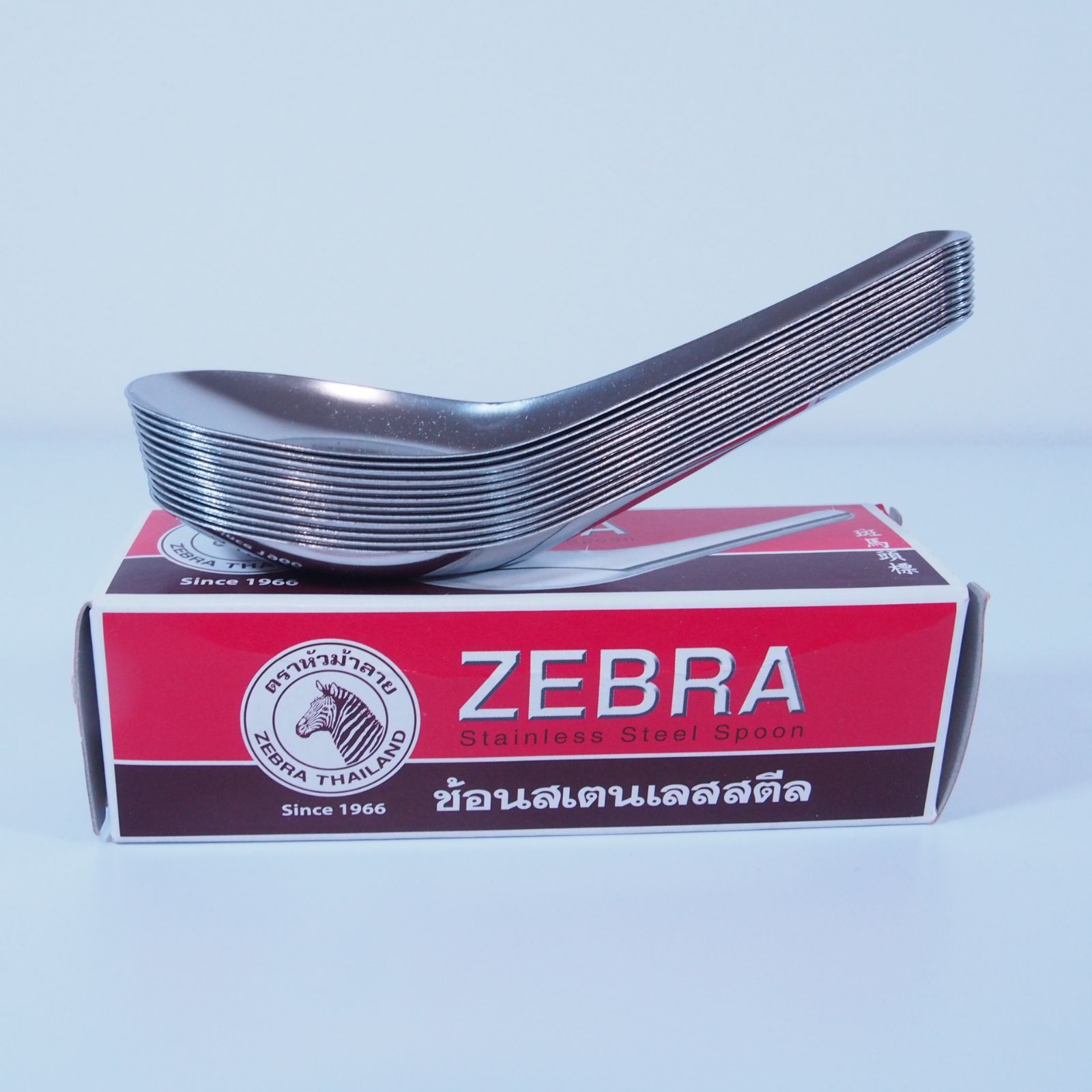 2025年レディースファッション福袋 ゼブラ ZEBRA ステンレス 12本入り 中サイズ スプーン れんげ カトラリー(スプーン等)