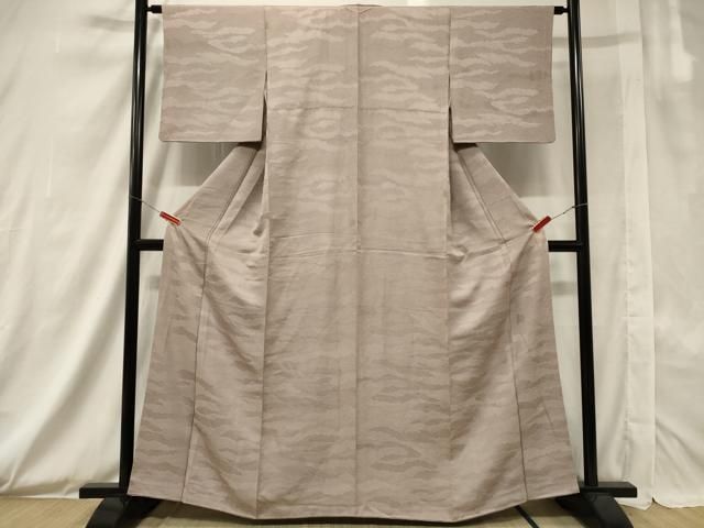 平和屋着物○本草木染作家 瑞寶 色無地 丁子色 西武百貨店扱い