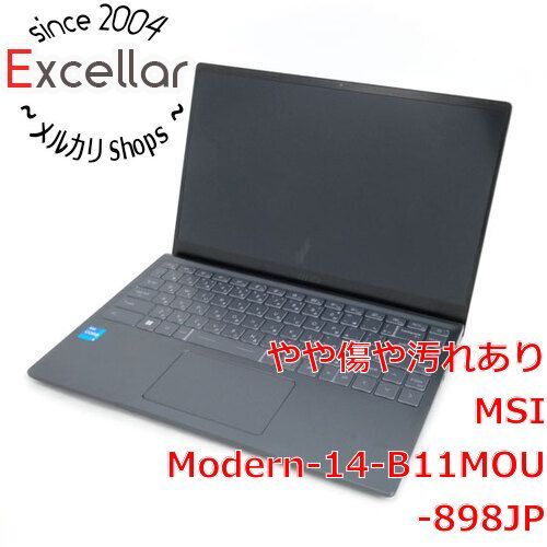 [bn:8] MSI製　14型 ノートPC Modern-14-B11MOU-898JP