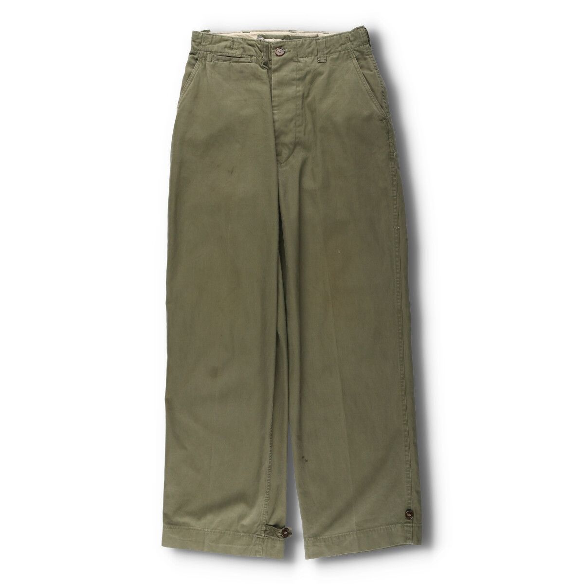 古着 40年代 米軍実品 U.S.ARMY M-43 ミリタリー フィールドパンツ トラウザー USA製 30×32 メンズw30 ヴィンテージ/evb005605