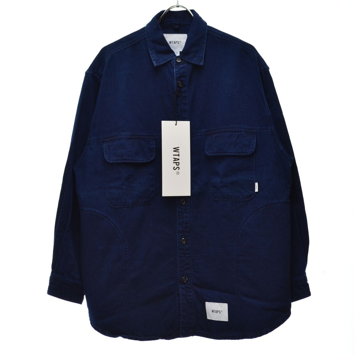 WTAPS WCPO / LS / COTTON. DENIM INDIGO L-