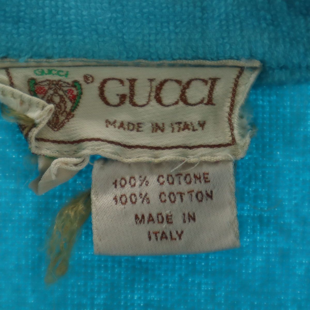 GUCCI グッチ 80s ヴィンテージ イタリア製 タオル地 テーラード