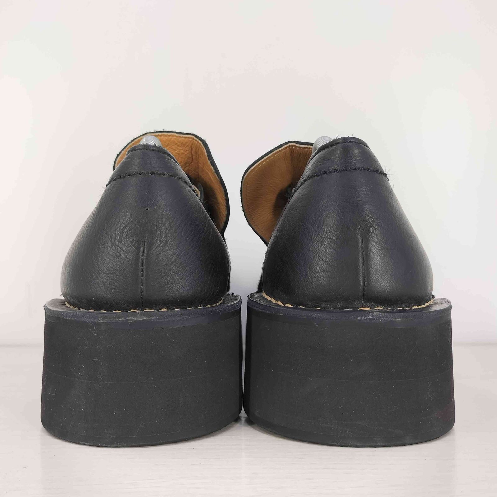 イッセイミヤケメン ISSEY MIYAKE MEN 90-00s ステッチ レザー 