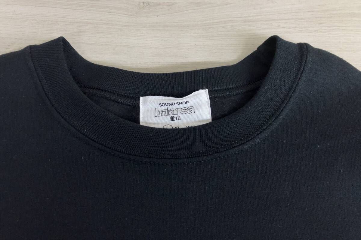 ANTi COUNTRY CLUB x balansa スウェット ブラック ANTi COUNTRY CLUB × SOUND SHOP balansa アンチカントリー