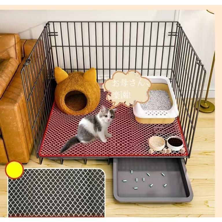 2024新品 猫用ケージ 大型 多頭飼い 組立簡単 折り畳み式 掃除し[em9d 猫用ケージ 大型 多頭飼い 組立簡単 折り畳み式 掃除しやすい