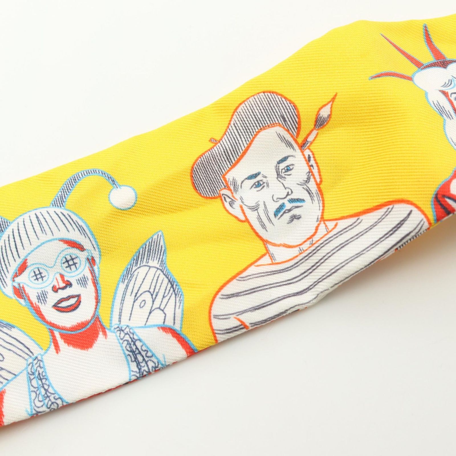 エルメス ツイリー Hermes Dress Code イエロー エルメス HERMES スカーフ ツイリー DRESS CODE イエロー シルク