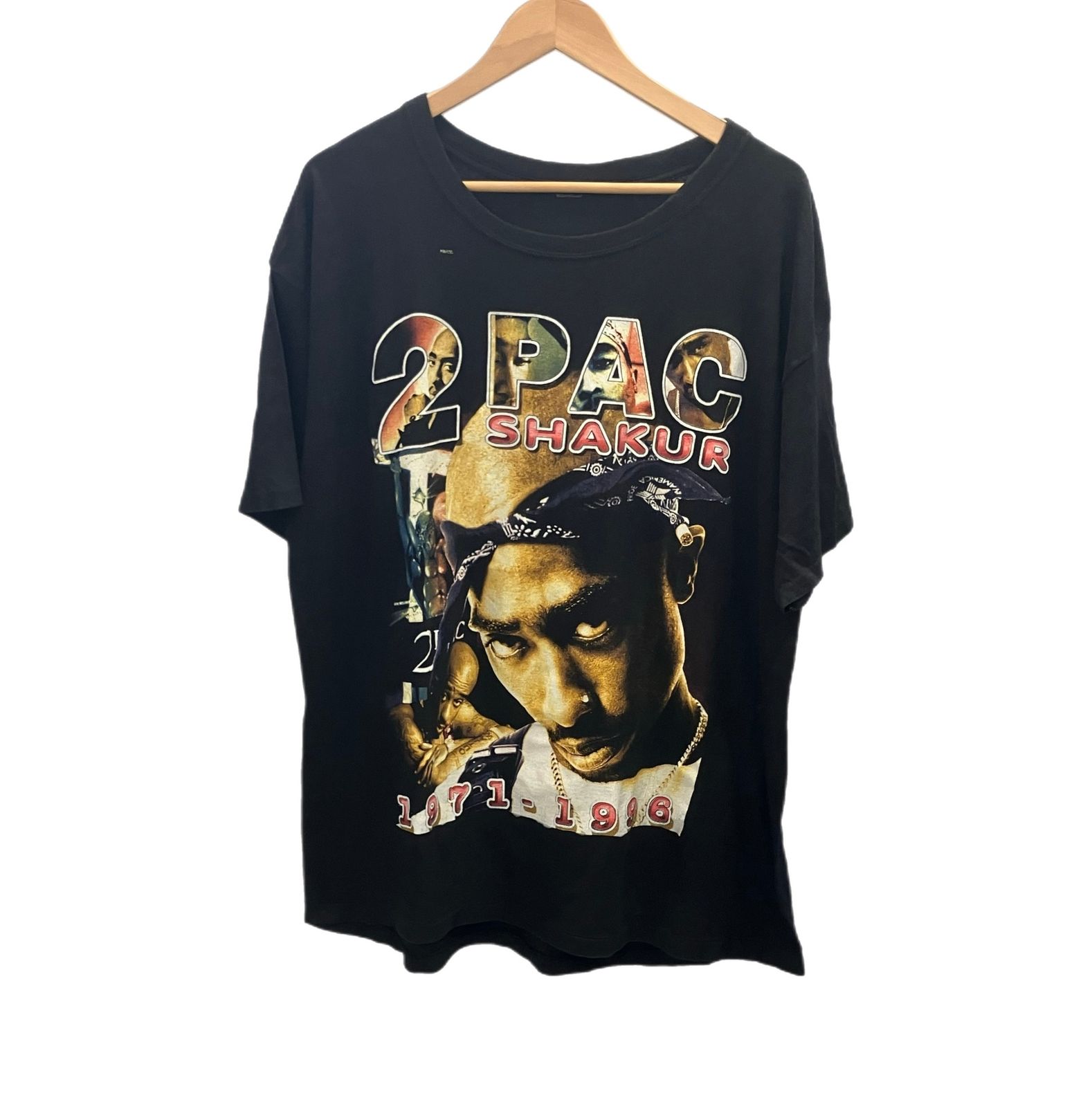 ラップTシャツ RAP-T Vintage Hip Hop Tupac 2PAC SHAKUR ONLY