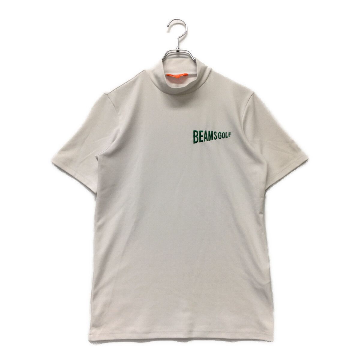 中古 メンズ ビームスゴルフ BEAMSGOLF 半袖シャツ S 白 ホワイト 