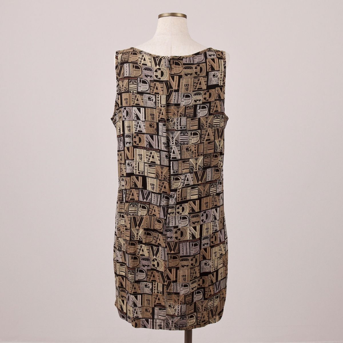 古着 ハーレーダビッドソン Harley-Davidson 総柄 ノースリーブ フ ワンピース レディースL相当 eaa 575140