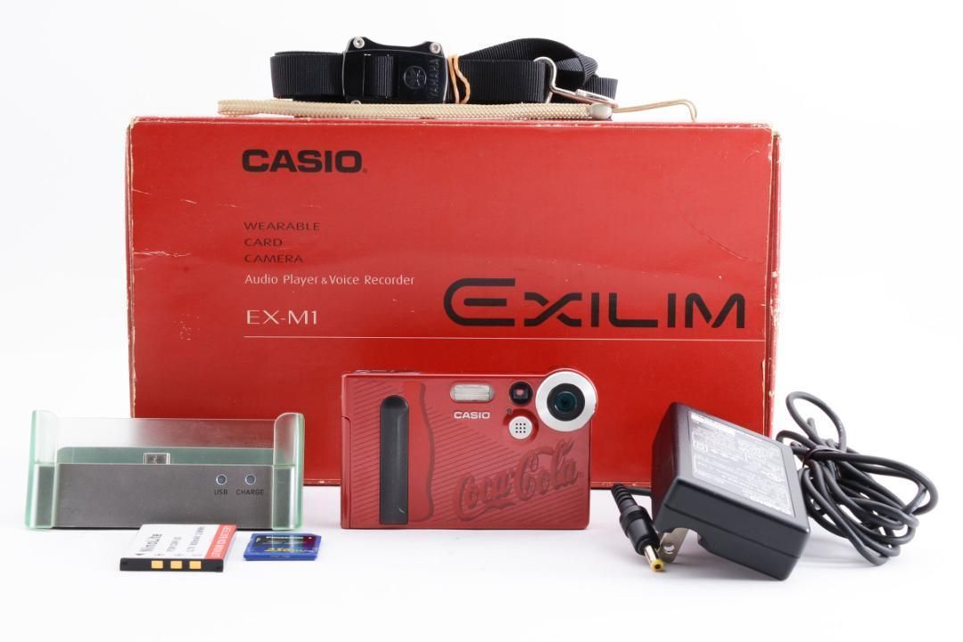 当日発送 CASIO カシオ EX-M1 EXILIM コカ・コーラ仕様 レッド - カメラ