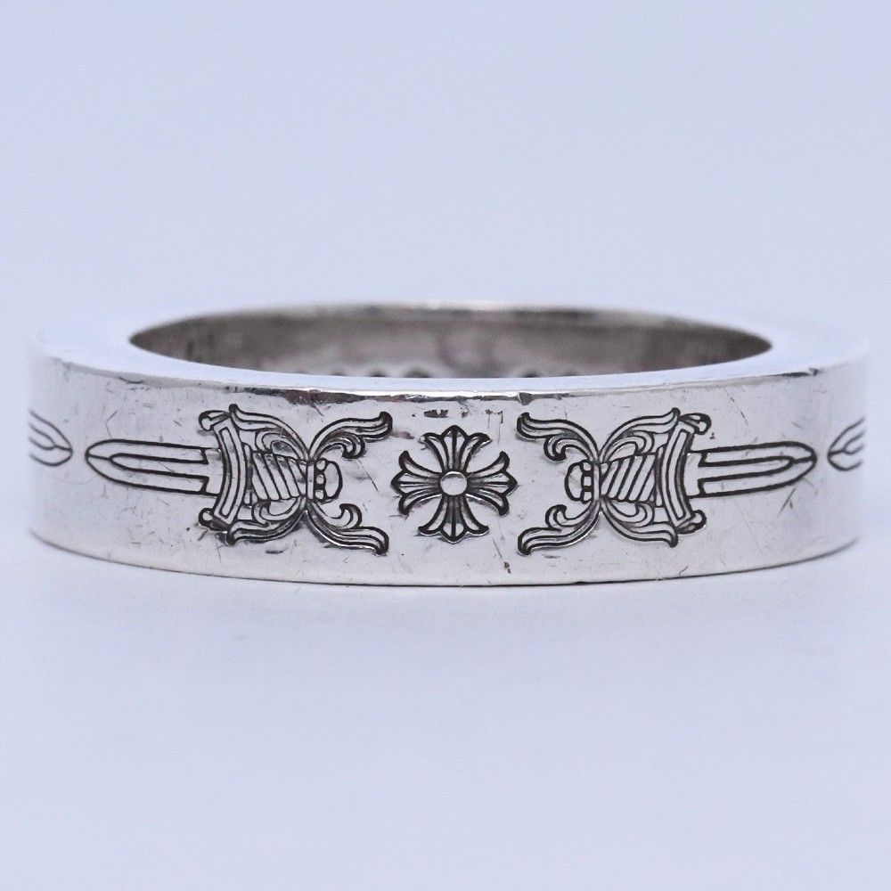★美品★ CHROME HEARTS 6mm スペーサー ダガー リング 20号 クロムハーツスペーサーダガーリング6mm|クロムハーツ通販専門店