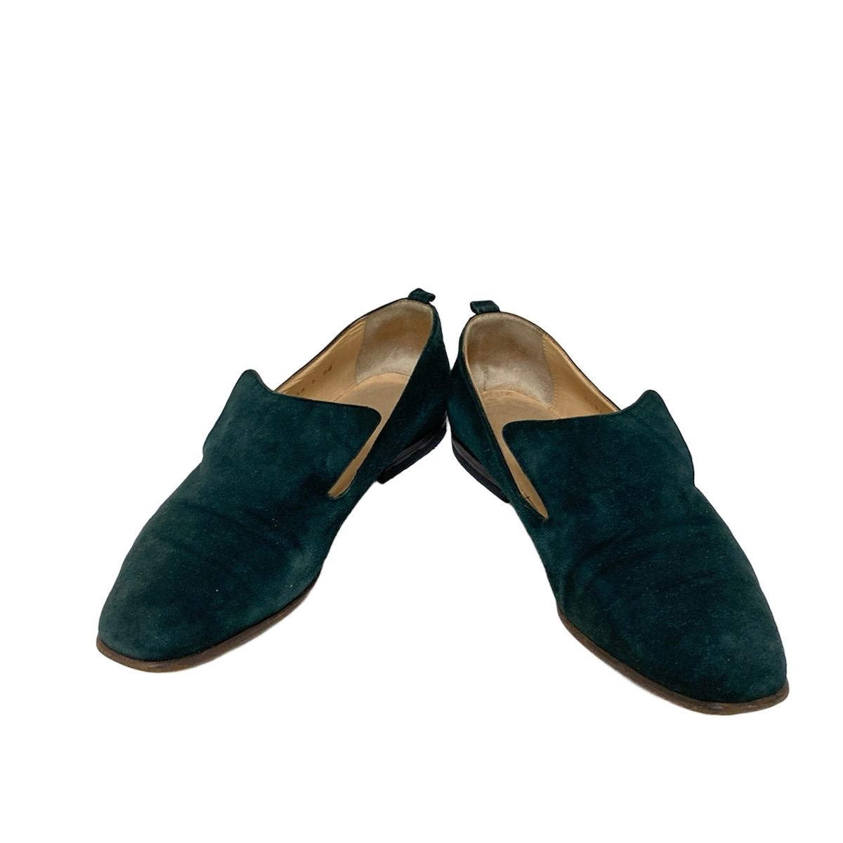 JILSANDER ジルサンダー フラットシューズ 36 1 2 レディース - ダークグリーン アウトソール張替済