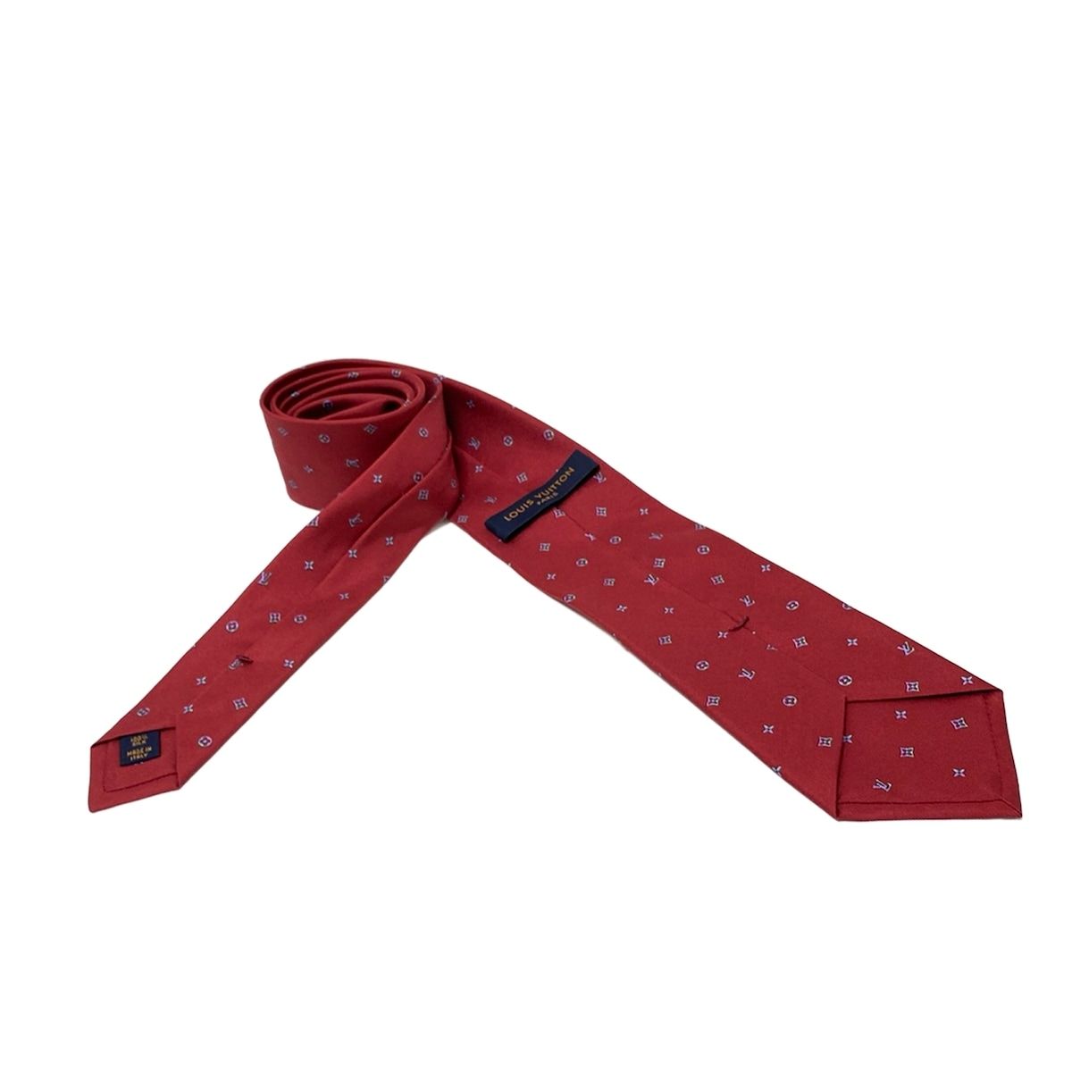 Louis Vuitton ルイヴィトン ネクタイ モノグラム ロゴ LV 赤 ネクタイ・ネオ モノグラミッシム 8CM S00｜ルイ・ヴィトン 公式