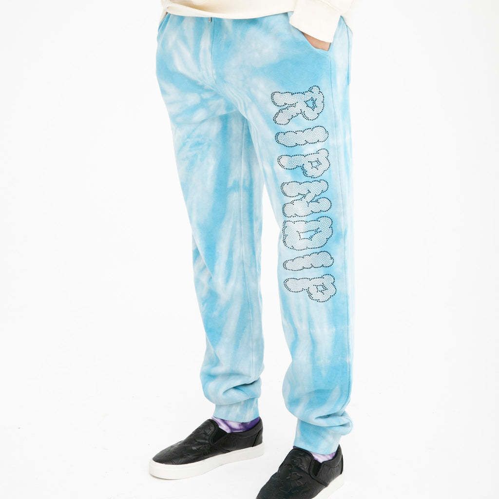 Ripndip Sent From Heaven Sweatpants Light Blue Spiral Dye M スウェットパンツ USTAUSTRALIA_COM_AU