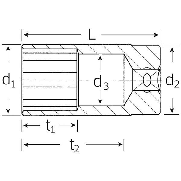 STAHLWILLE（スタビレー） 51A-13／16 （1／2SQ）ディープソ - タイシ