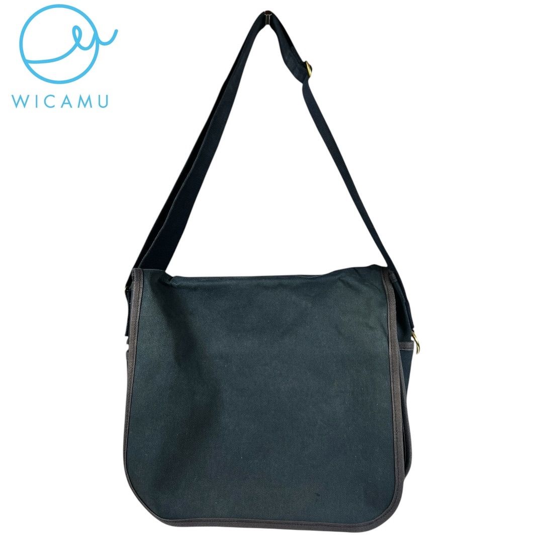 Brady｜ブレディ　ショルダーバッグ　ネイビー　キャンバス生地　真鍮　イギリス製