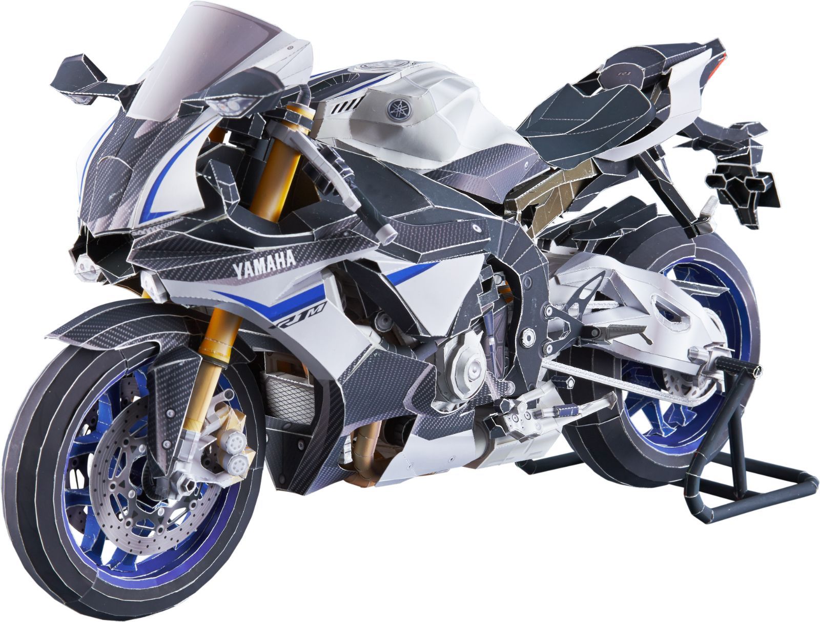 超精密バイクペーパークラフトヤマハ_YZF-R1M_2台セットキャンペーン