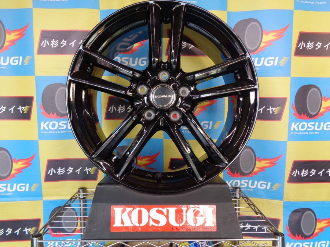 BSアルミ バルミナ 16×6.5j+38 中古4本 デリカD:5アルファード等