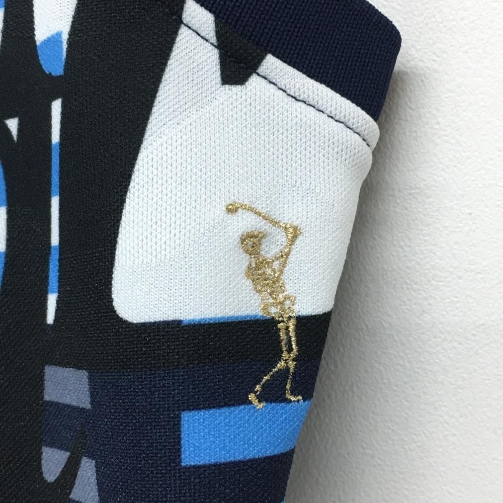 マークアンドロナ レディースノースリーブポロシャツタグ付き新品未使用M JUN&ROPÉ(ジュン アンド ロペ) / 【UV】【吸水速乾】ハーフZIP