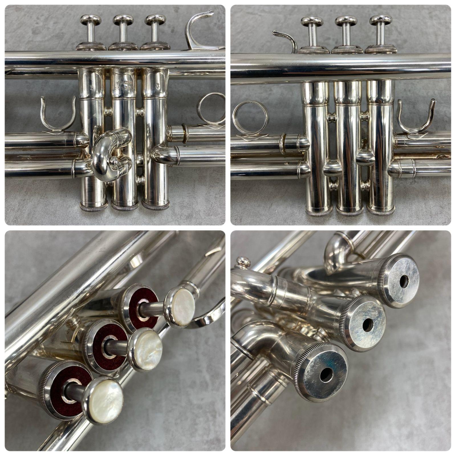 トランペット　ヤマハ　YTR-800GS　メンテナンス済　銀メッキ YAMAHA ヤマハ YTR800GS B♭トランペット trumpet 管楽器