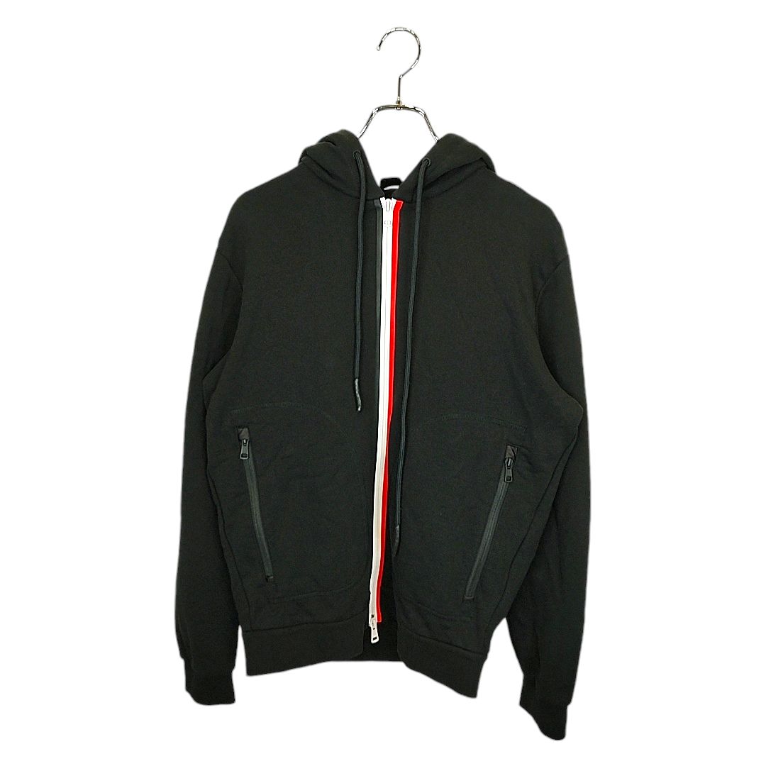 MONCLER モンクレール 20AW MAGLIA CARDIGAN トリコロール ジップアップ パーカー F20198G75000 V8148 L ブラック