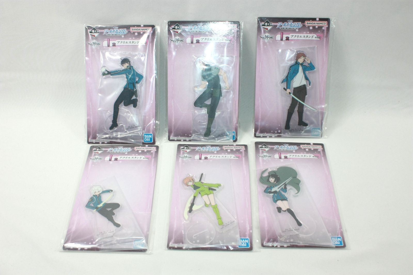 A1364・一番くじ ワールドトリガー アクスタ 全18種 フル