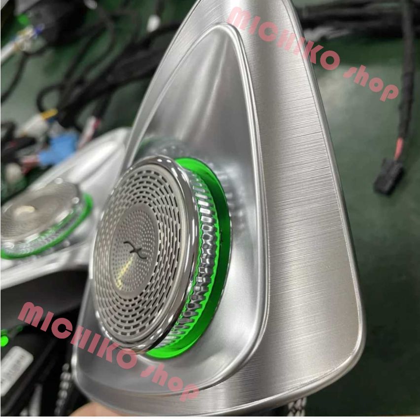 ベンツ w223 回転 ツイーター スピーカー LED 64色 3D アンビエントライト キッ