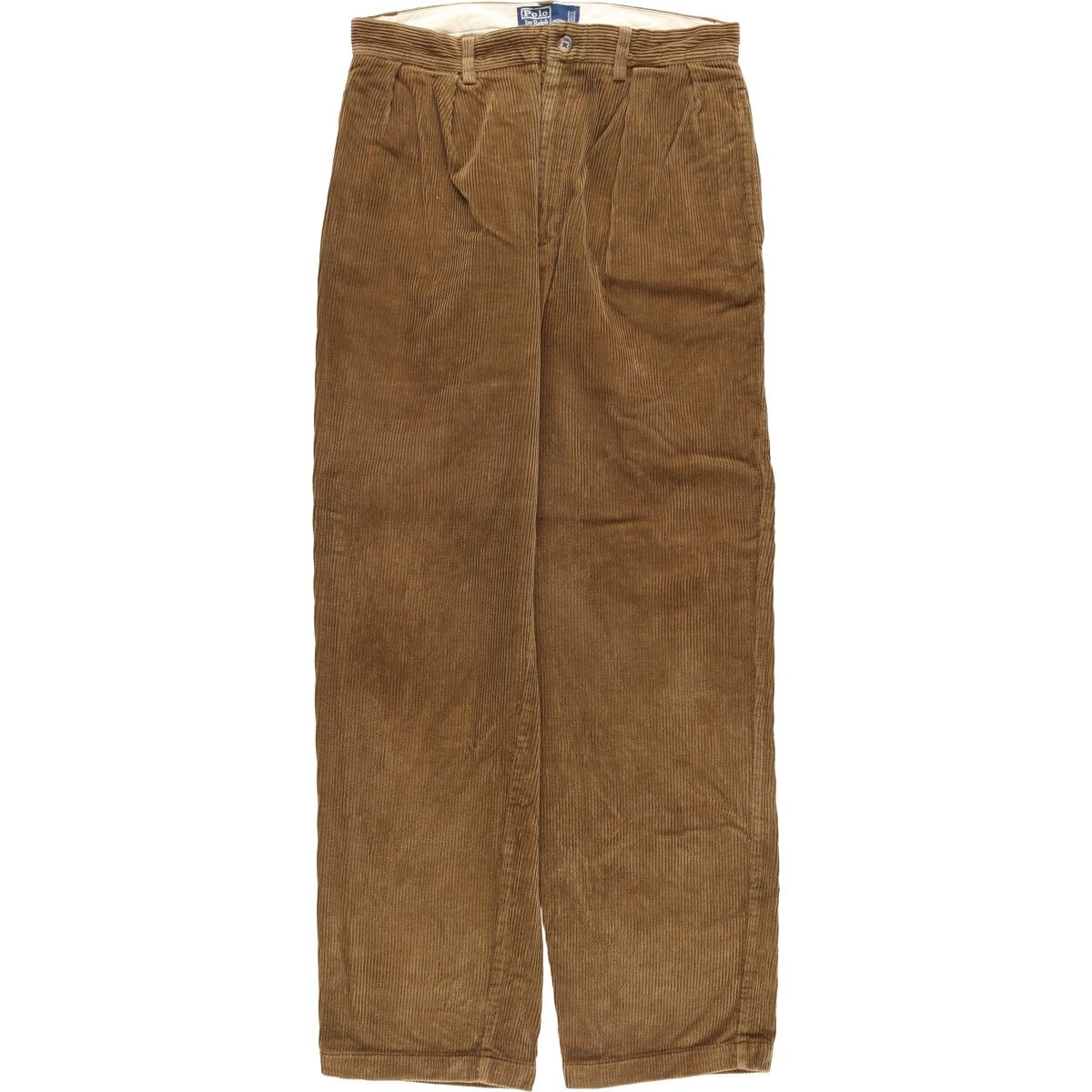 古着 ラルフローレン Ralph Lauren POLO by Ralph Lauren ANDREW PANT ツータック 太畝 コーデュロイパンツ メンズw32相当|eaa587409