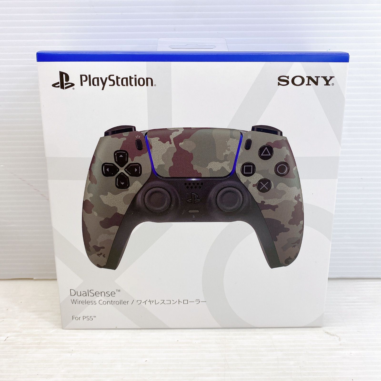 PlayStation5 DualSense WirelessController For PS5 グレーカモフラージュ ワイヤレスコントローラー CFI-ZCT1J