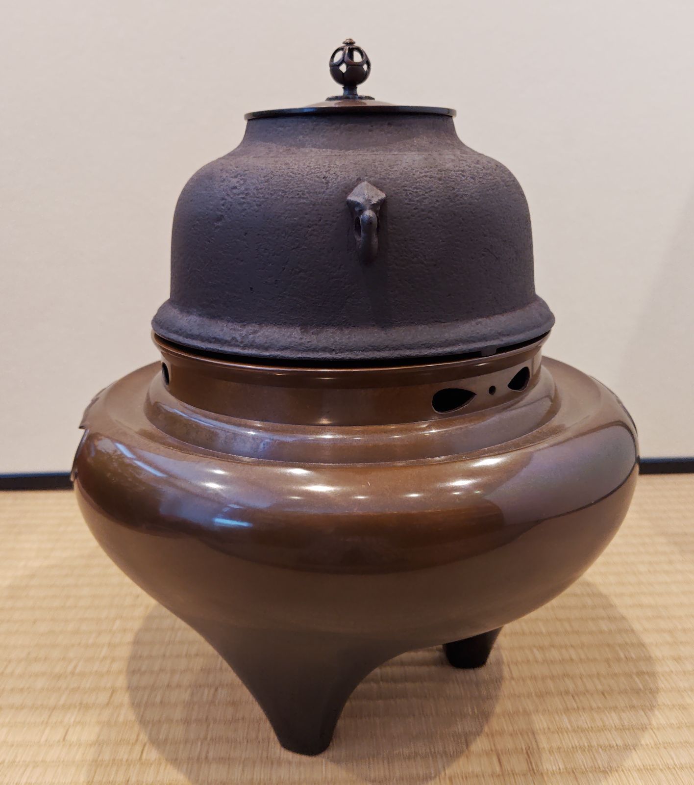 畠春斎釜添 風炉師