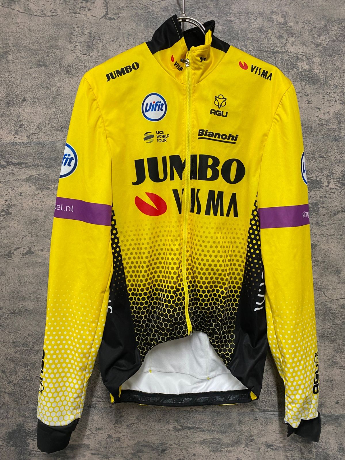 AGU サイクルジャージTEAM JUMBO VISMA長袖 AGU サイクルジャージTEAM JUMBO VISMA長袖