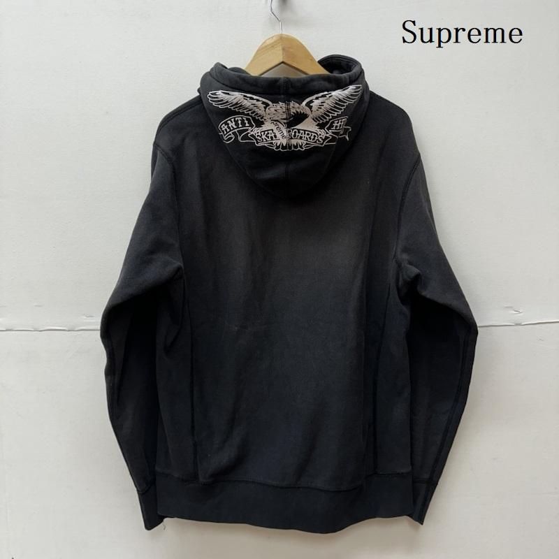 G*S様 シュプリームパーカー アンチヒーロー サイズXＬ Supreme×ANTI HERO 14SS ANTI HERO Zip Up Sweashirt コラボ
