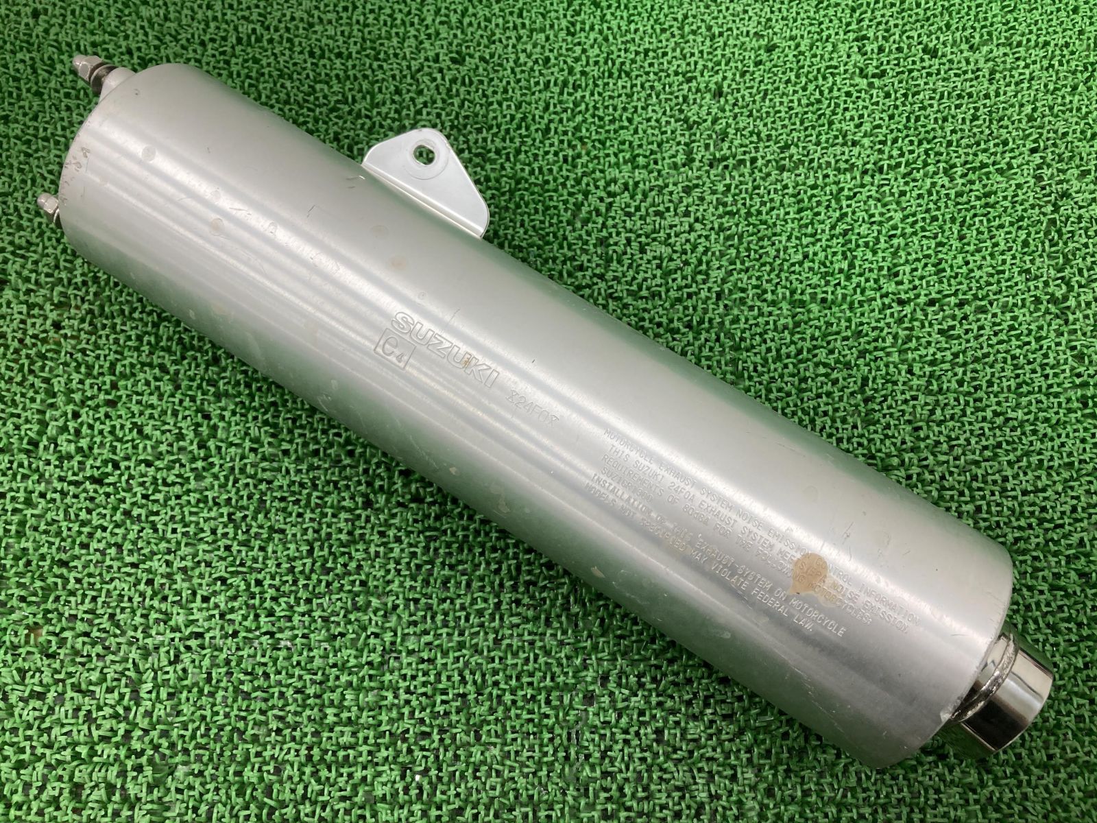 GSX1300Rハヤブサ サイレンサーマフラー 左 24F0 スズキ 純正 中古 バイク 部品 GW71A 隼 HAYABUSA 機能的問題なし 車検 Genuine