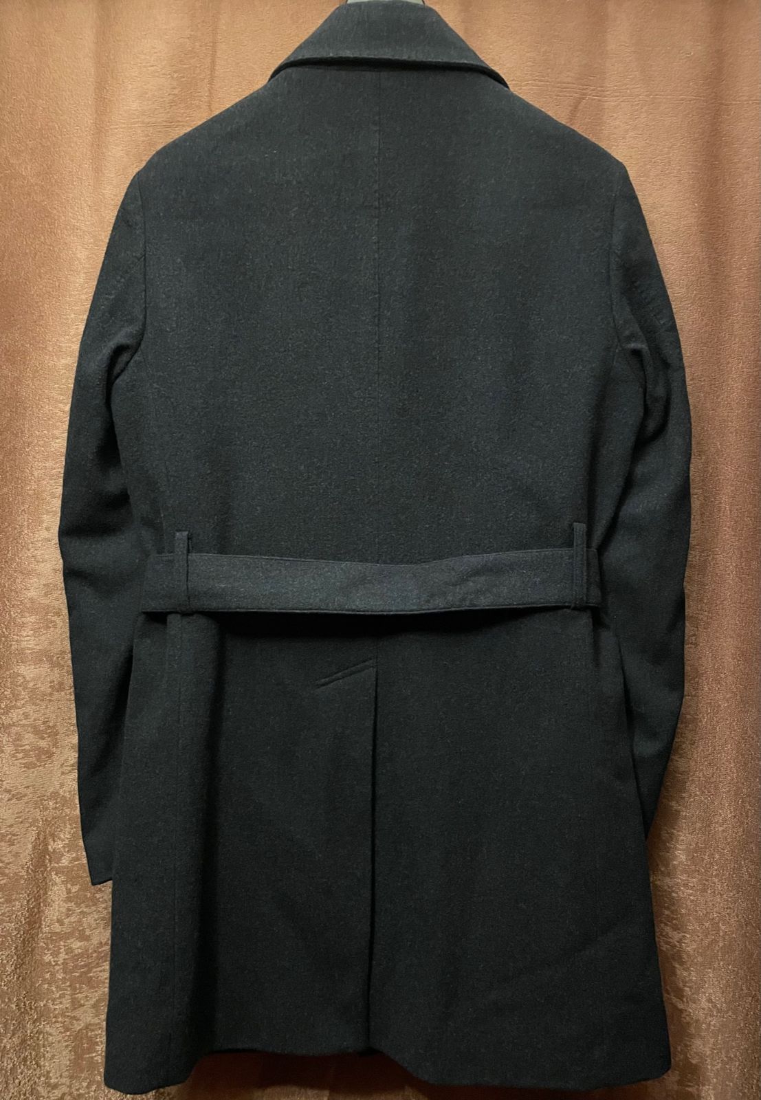 SHIPS　チェスターコート　ロロピアーナ　千鳥格子　チャコールグレー　XL SHIPS チェスターコート ロロピアーナ 千鳥格子 チャコールグレー XL