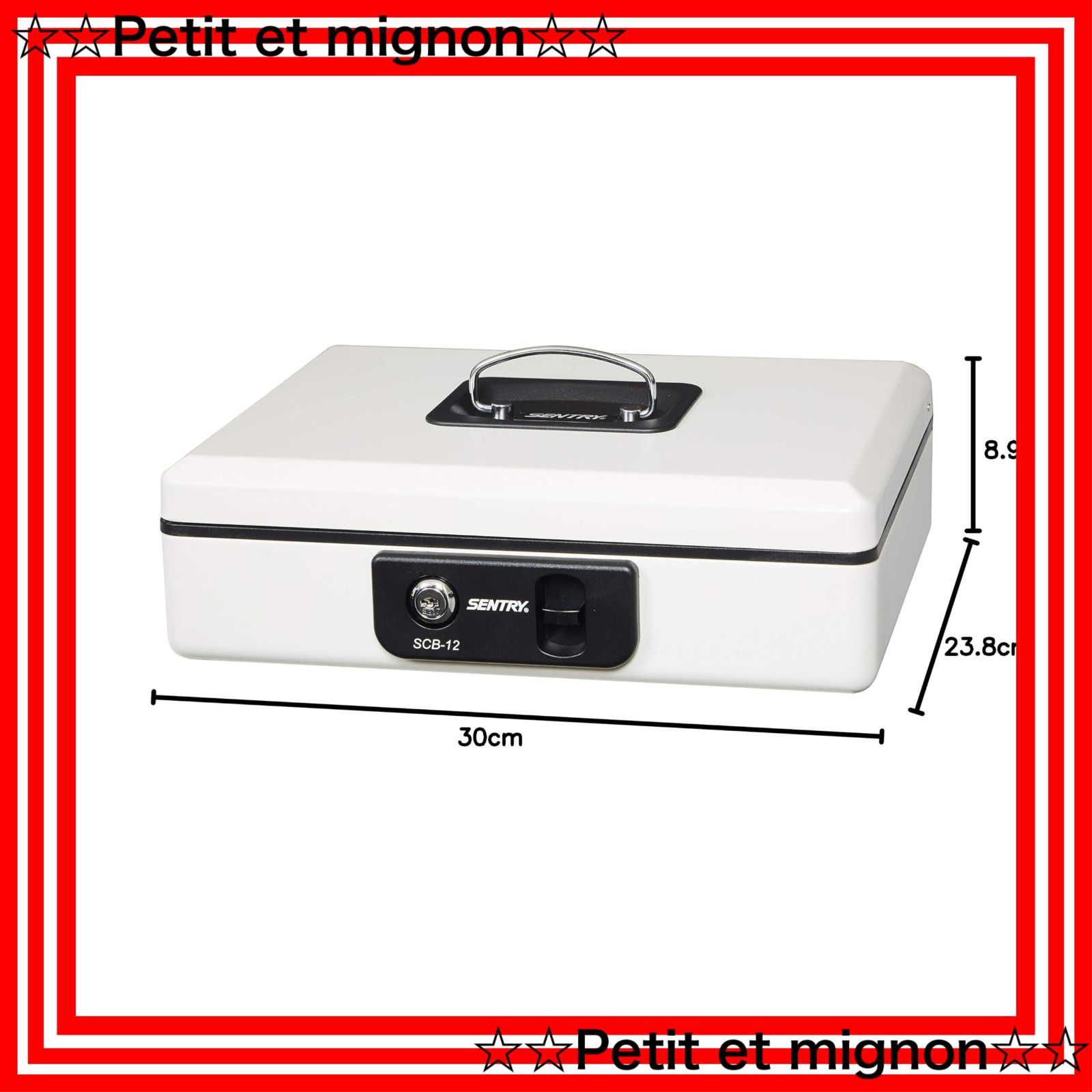 人気商品】手提げ金庫 小型 キャッシュボックス 金庫 収納ボックス 鍵付き B5 (セントリー) キーロック コインケース ワンタッチオープン  SENTRY ライトグレー SCB-12 SENTRY (セントリー) 金庫 手提げ金庫 小型 キャッシュボックス 収納ボックス 鍵付き B5  キーロック ...