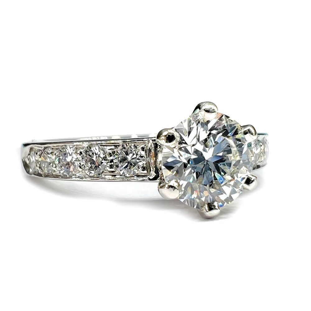 Tiffany & Co. ソリティア リング 0.21カラット ティファニー TIFFANY&Co. ソリティア 鑑定書付き 0.21ct I-VS1