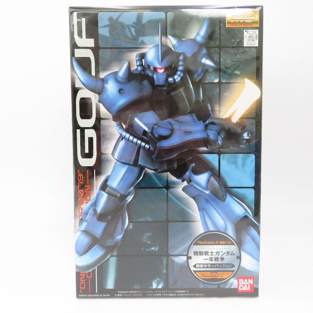 BANDAI - 1/100 MG グフ MS-07B ONE YEAR WAR 0079 COLOR Ver.(PS2ソフト機動戦士ガンダム一年戦争) 「機動戦士 ガンダム」 BANDAI バンダイ プラモデル Amazon.com: BANDAI MG 1/100 Gouf ONE YEAR WAR 0079 Set Color