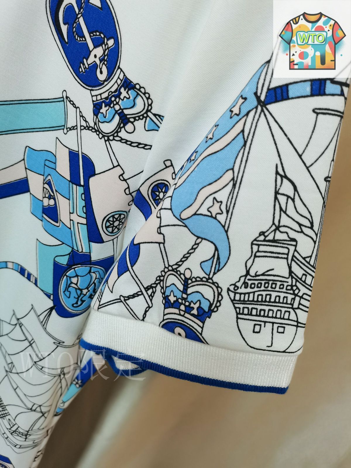 今日 Burberry Anchor プリント カラーワンピース-2