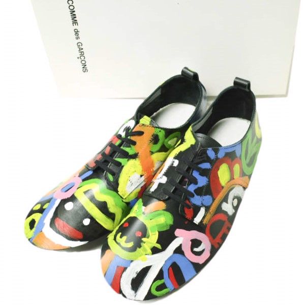 COMME des GARCONS コムデギャルソン 日本製 14SS 落書きプリント