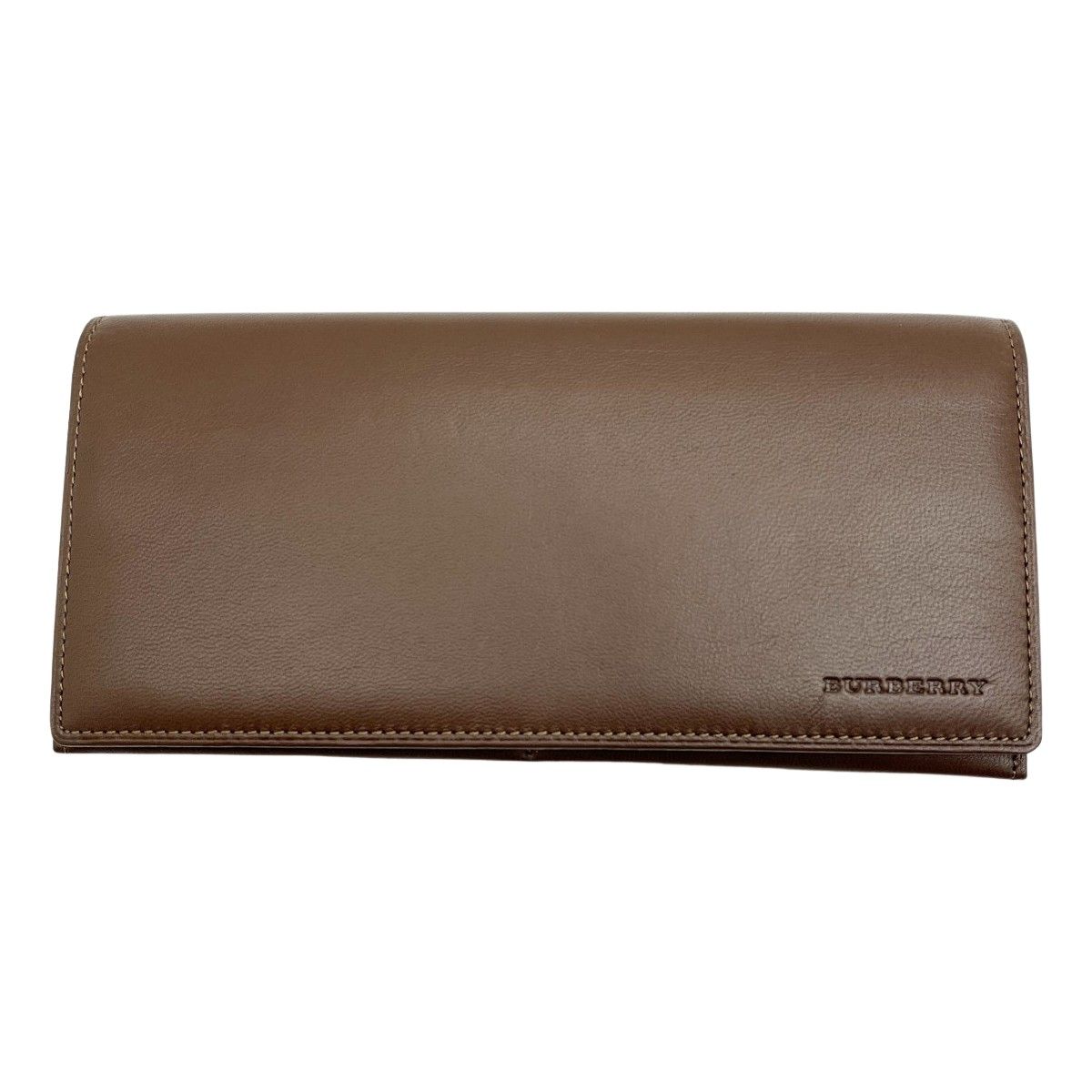 ◆◆BURBERRY バーバリー 長財布 レザー ブラウン