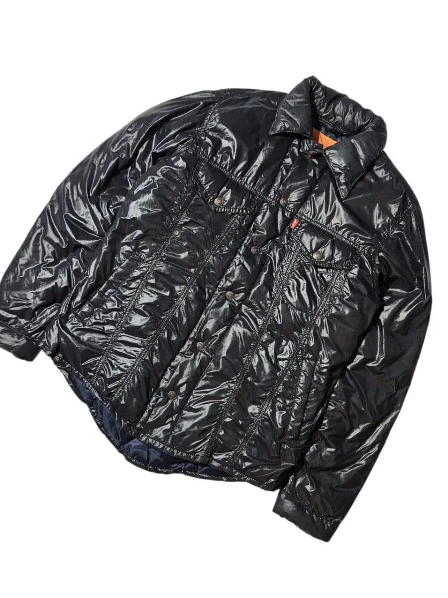 リーバイス ジャパン ブラック ダウン トラッカー デニムジャケット M WWW_OLIVIERBERNSTEIN_COM