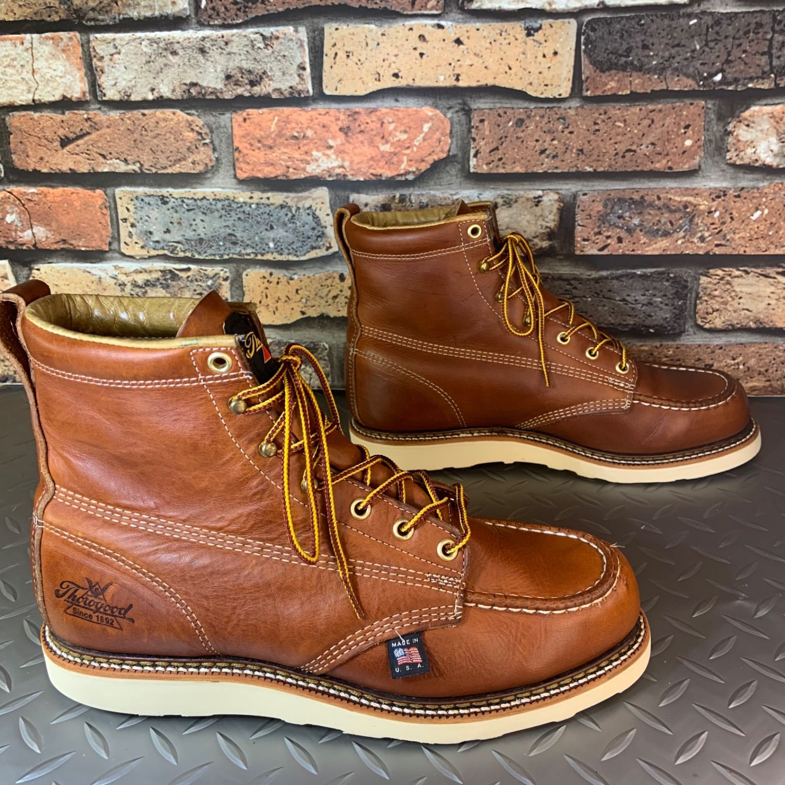 ☆Thorogood 814-4200 モックトゥワークブーツ US9D (24J5-9