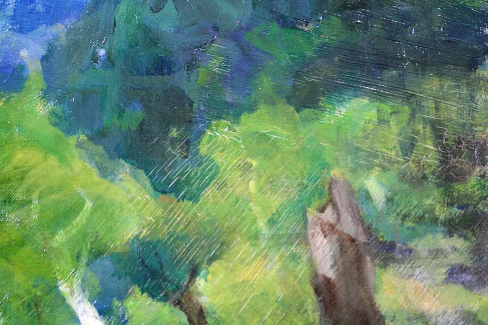 中本昭平『夏の山湖（大有珠・小有珠）』油彩画【真作保証】 絵画