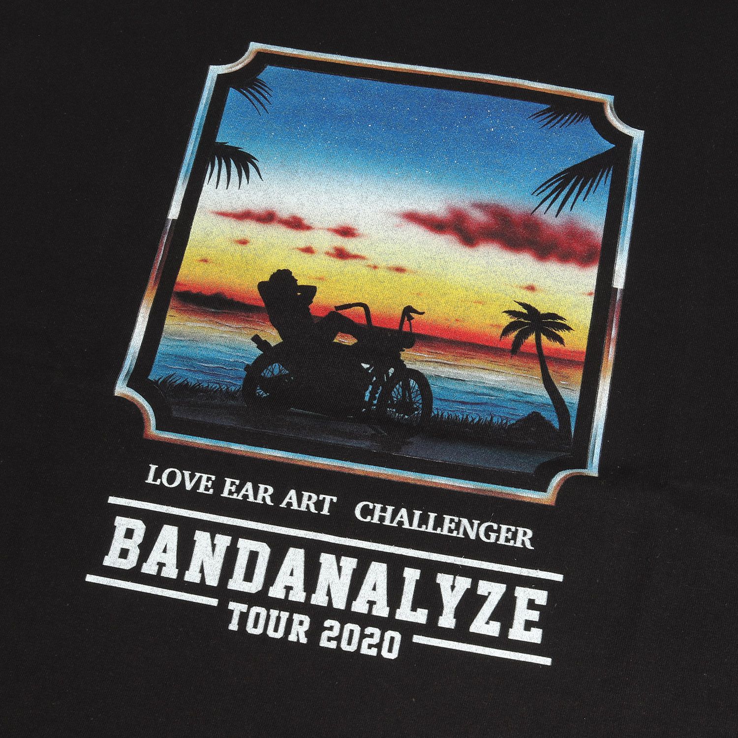 新品同様 CHALLENGER チャレンジャー Tシャツ BANDANA LYZE TOUR 2020
